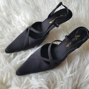 NWOT Nina Black Heels Size 8 1/2